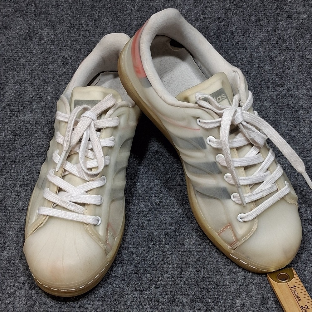 Adidas Superstar Futureshell 'White Semi Solar Red' Shoes Size 6 US‎